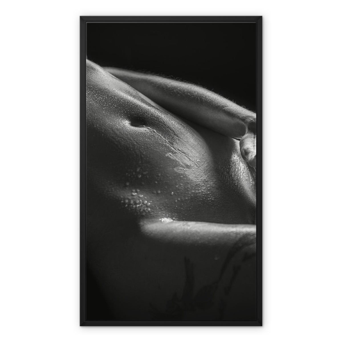 Bodyscape 3 Framed Canvas