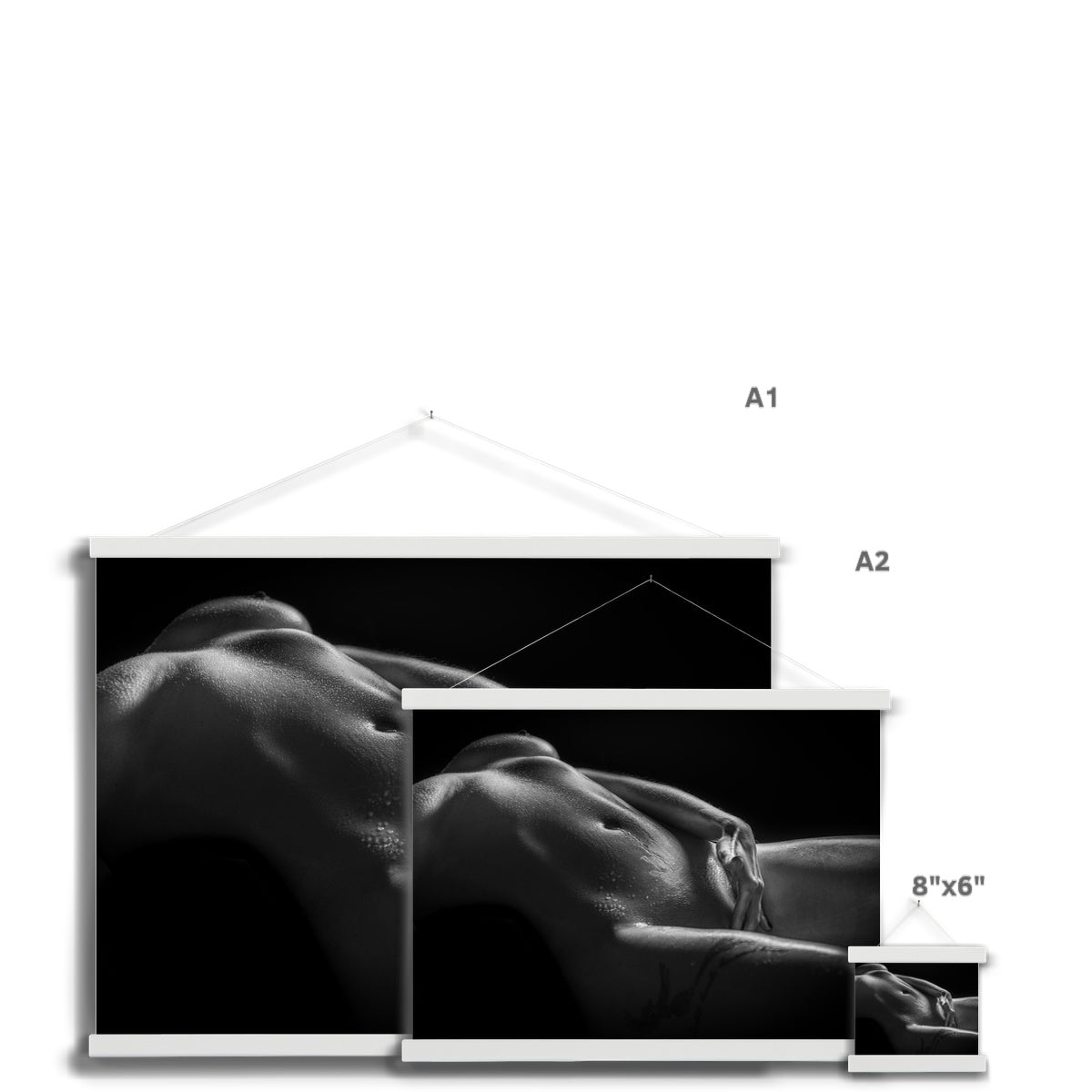 Bodyscape 3 Fine Art Print with Hanger