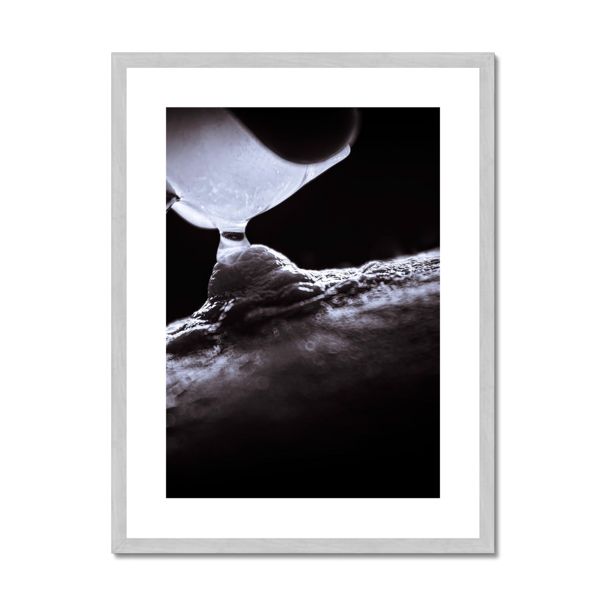 Ice 1 Antique Framed & Mounted Print