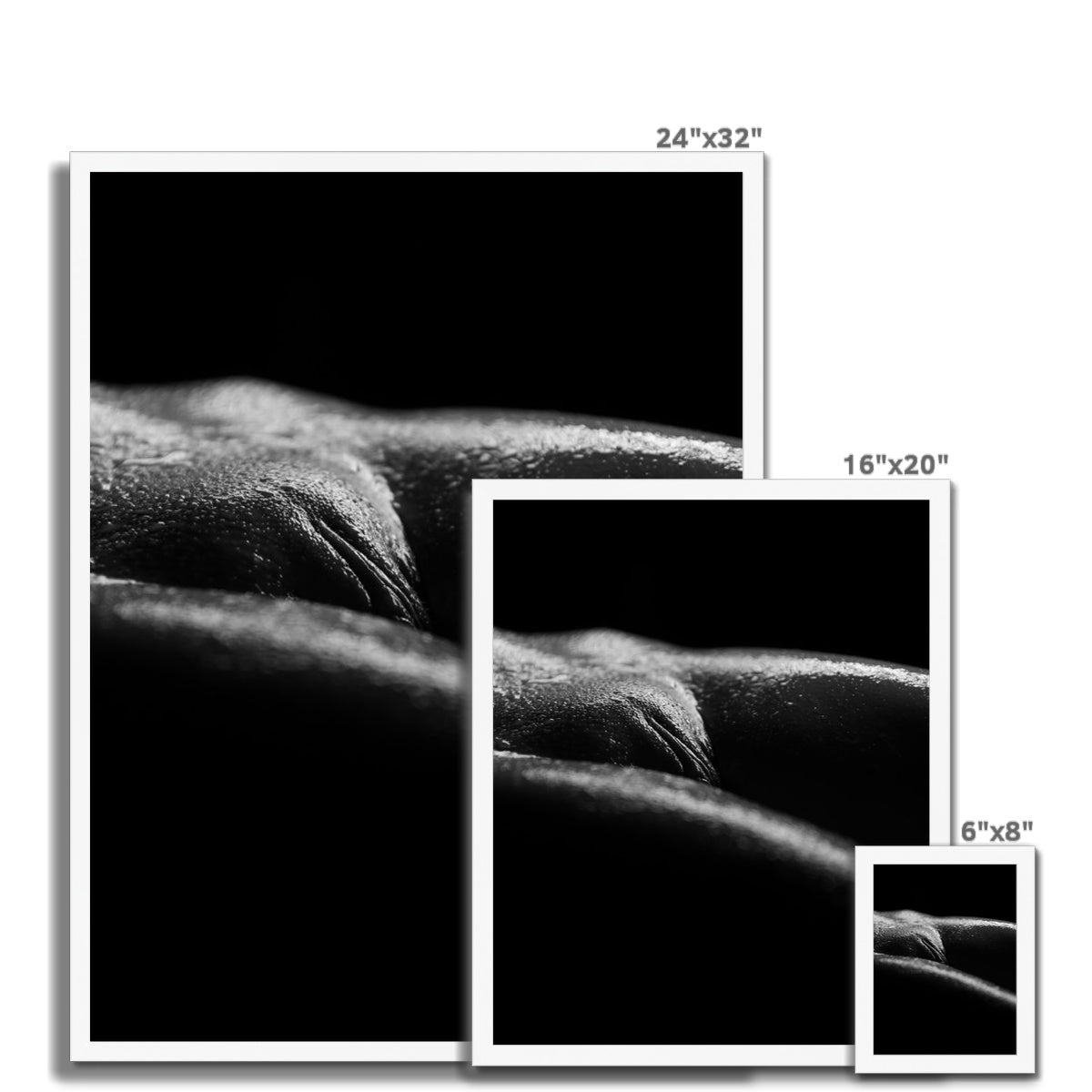 Bodyscape 4 Budget Framed Poster