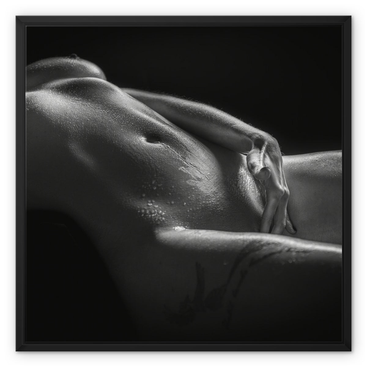 Bodyscape 3 Framed Canvas