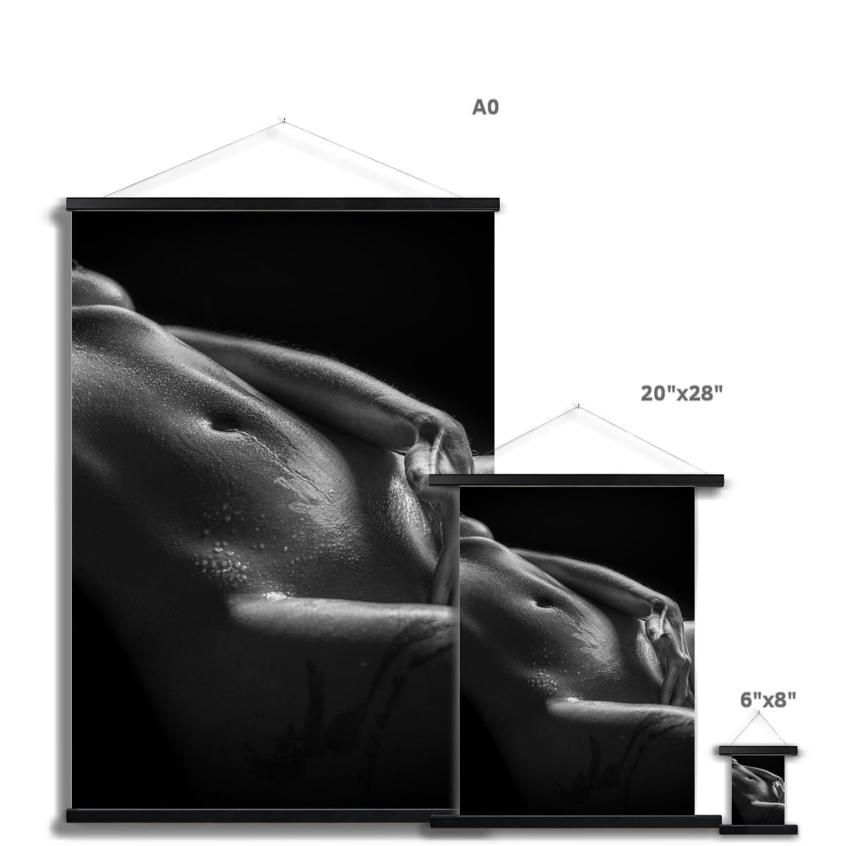 Bodyscape 3 Fine Art Print with Hanger