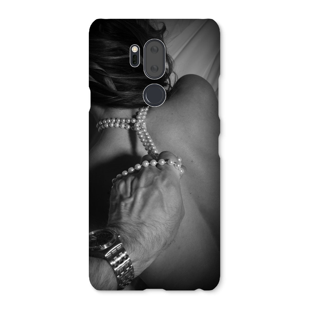 Pearl Necklace Snap Phone Case