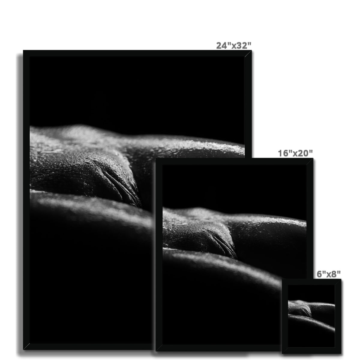 Bodyscape 4 Budget Framed Poster