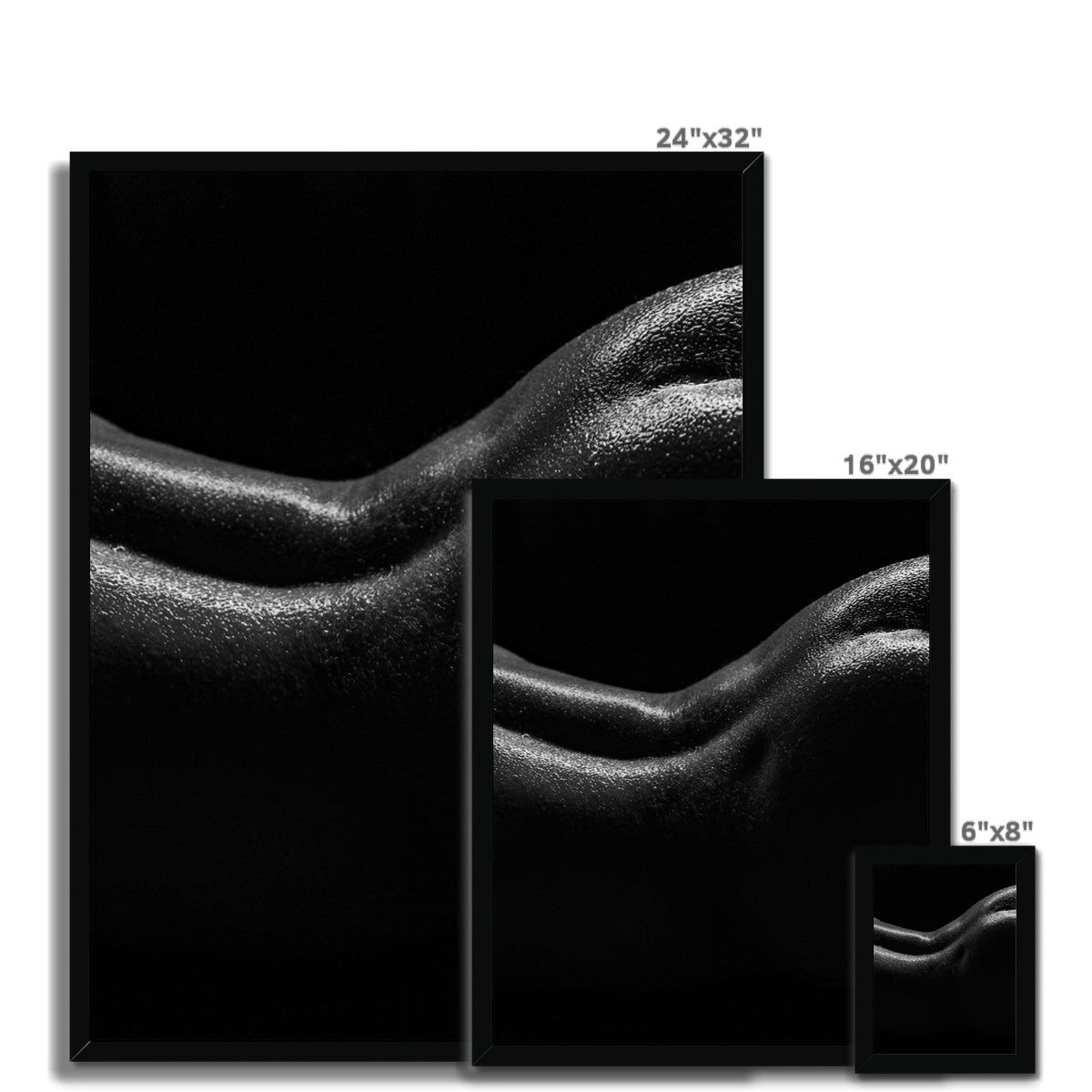 Bodyscape 1 Budget Framed Poster