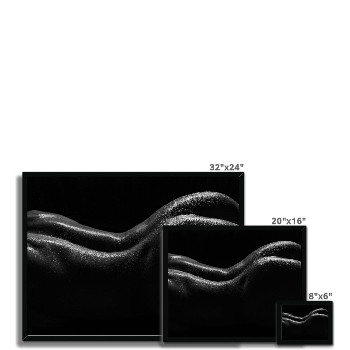 Bodyscape 1 Budget Framed Poster