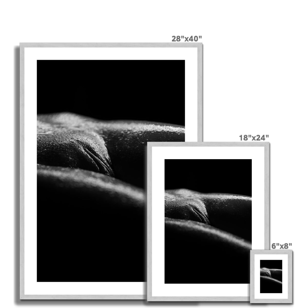 Bodyscape 4 Antique Framed & Mounted Print