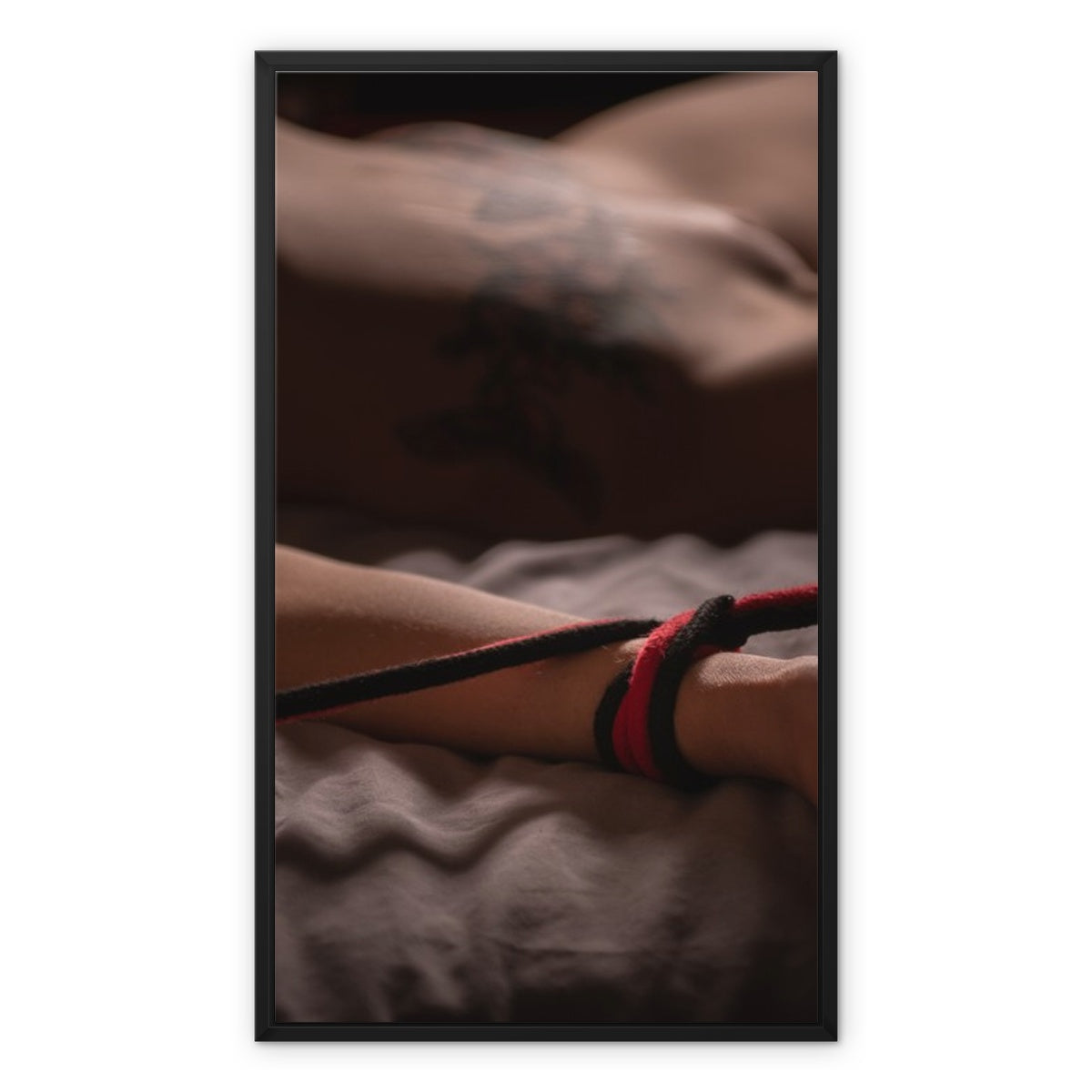 Tied 1 Framed Canvas