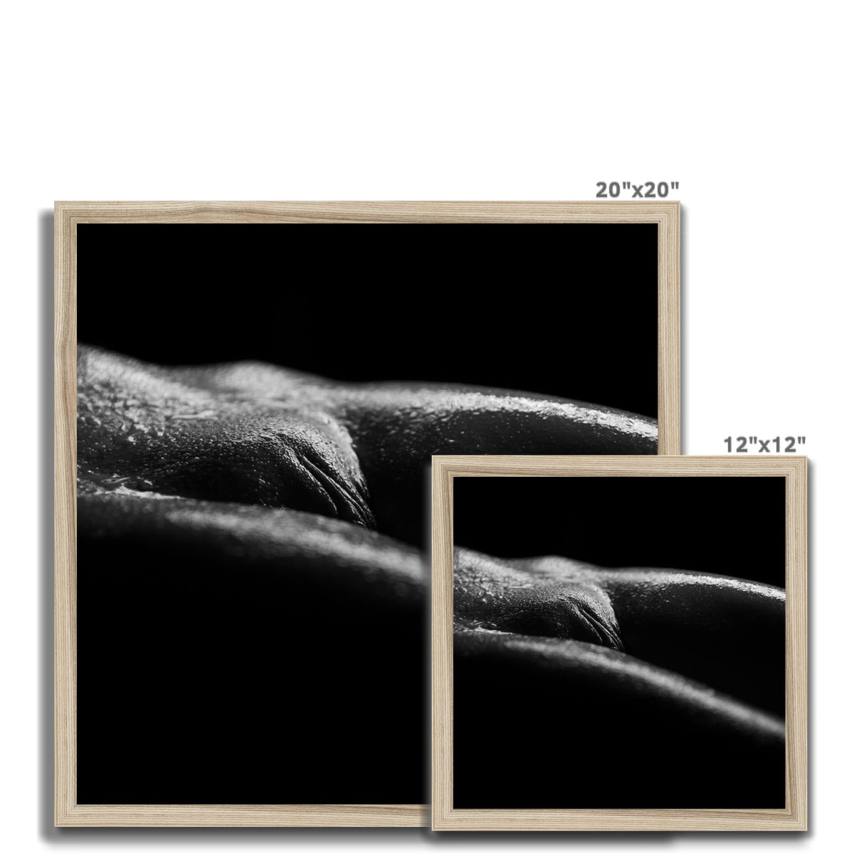 Bodyscape 4 Budget Framed Poster