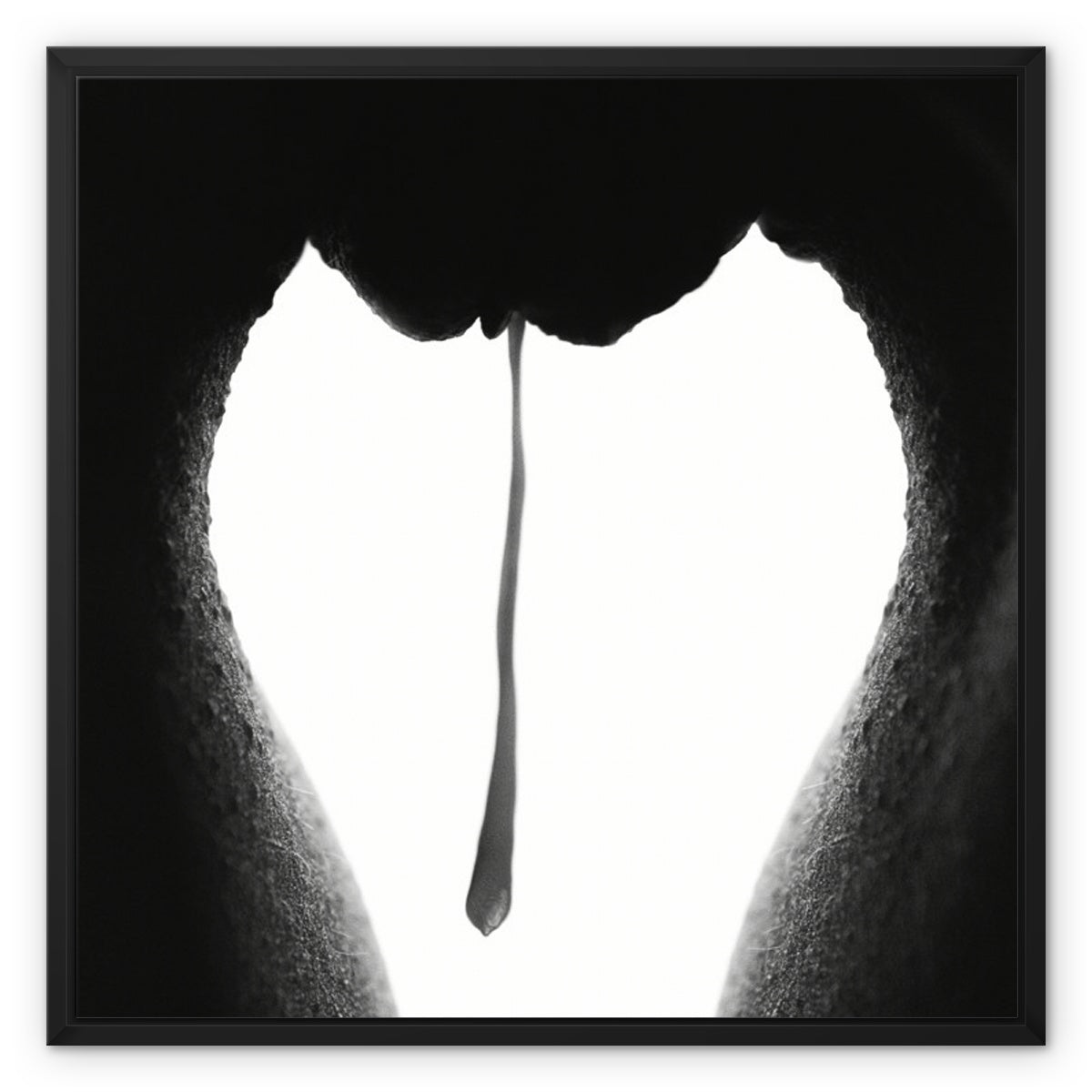 Drip Framed Canvas