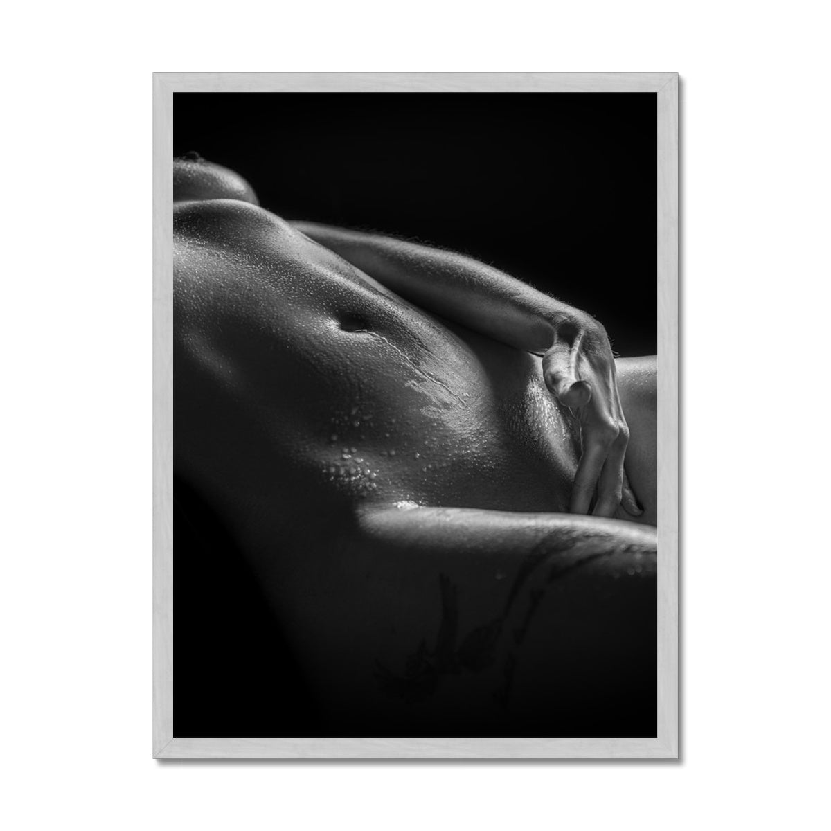 Bodyscape 3 Antique Framed Print