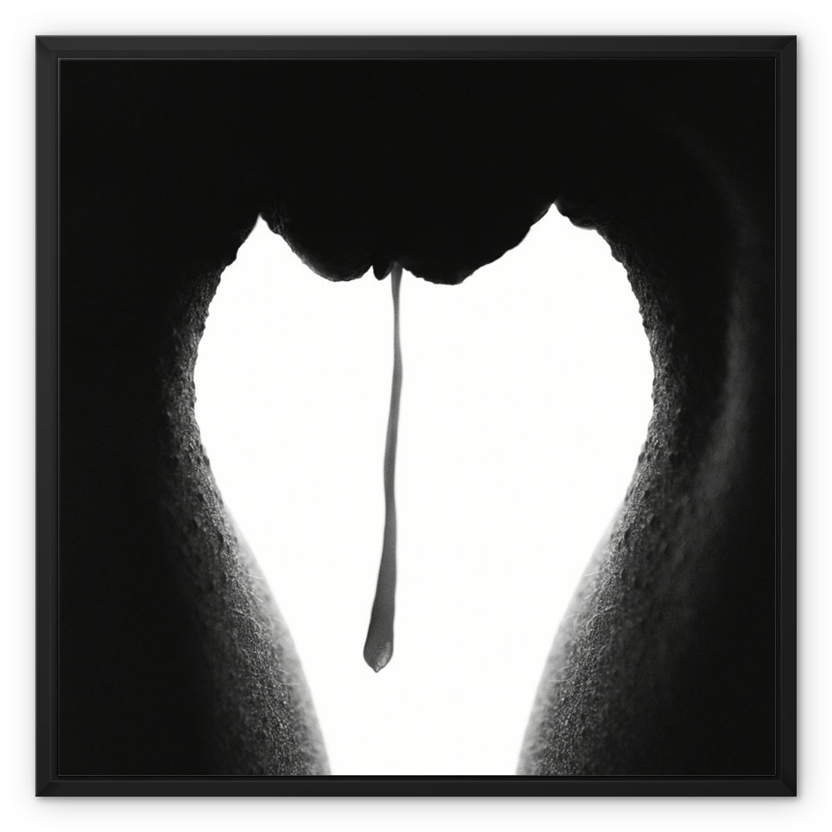 Drip Framed Canvas