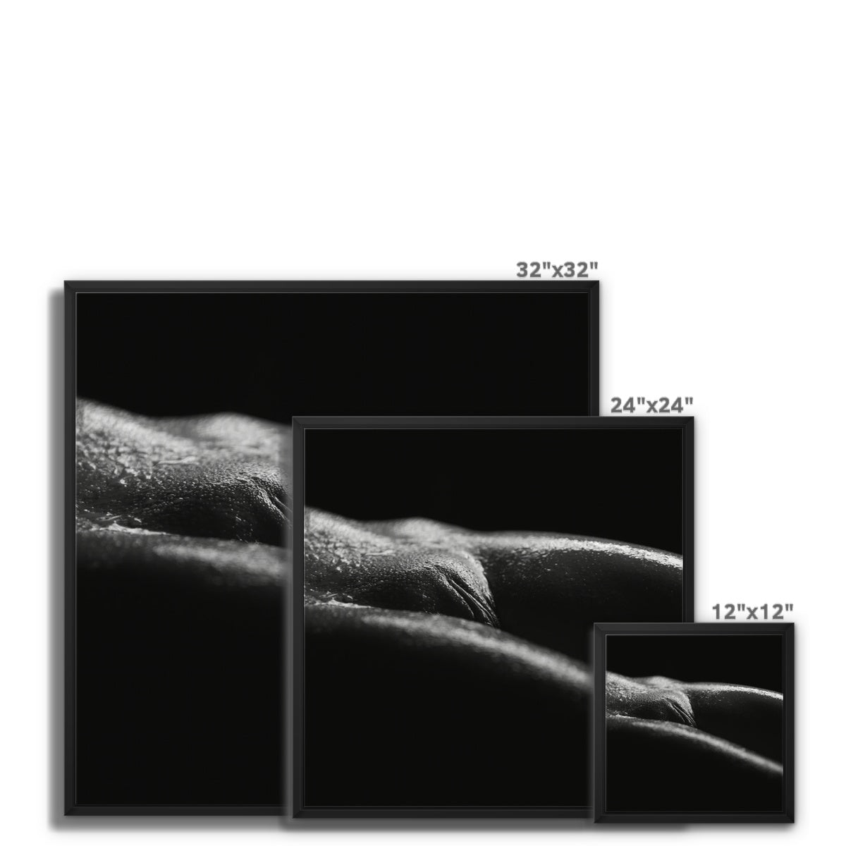 Bodyscape 4 Framed Canvas