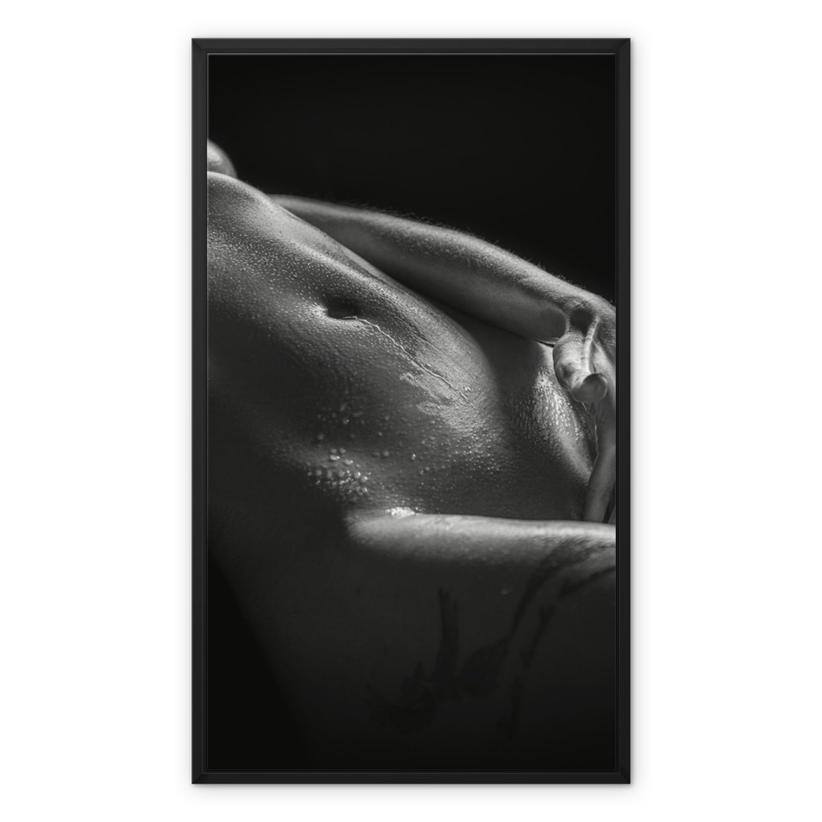 Bodyscape 3 Framed Canvas