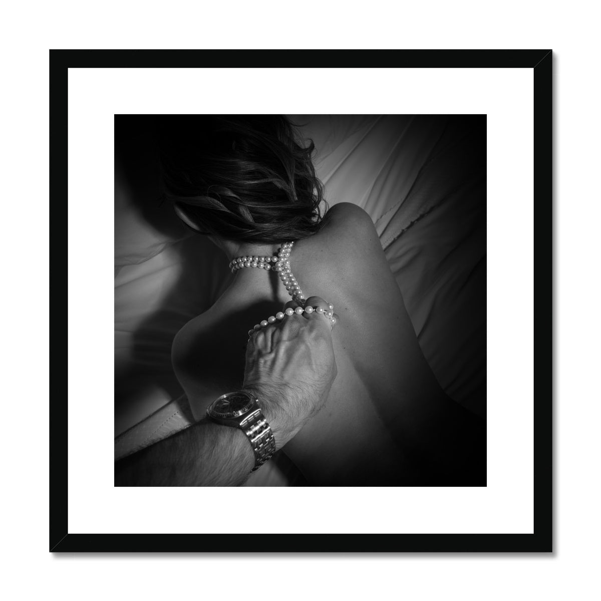 Pearl Necklace Framed & Mounted Print