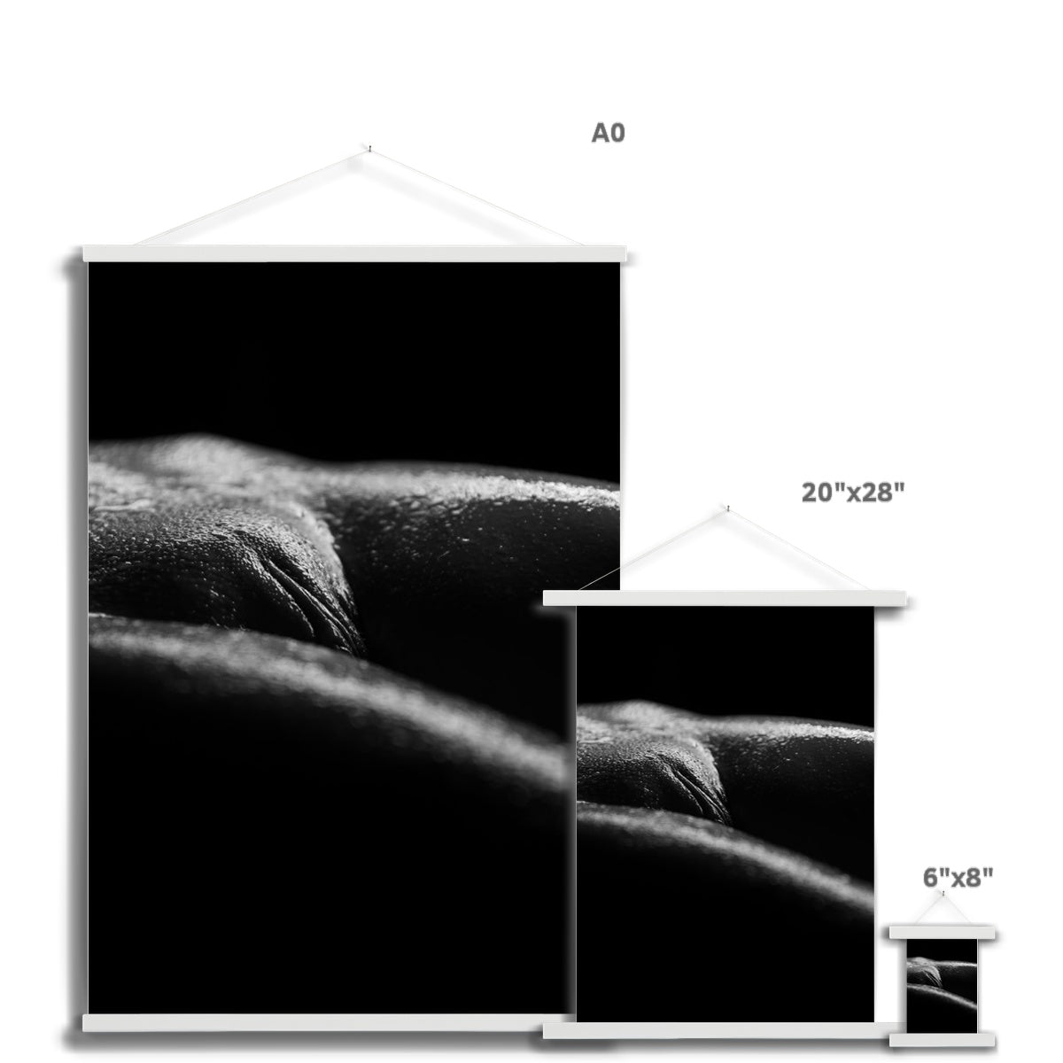 Bodyscape 4 Fine Art Print with Hanger