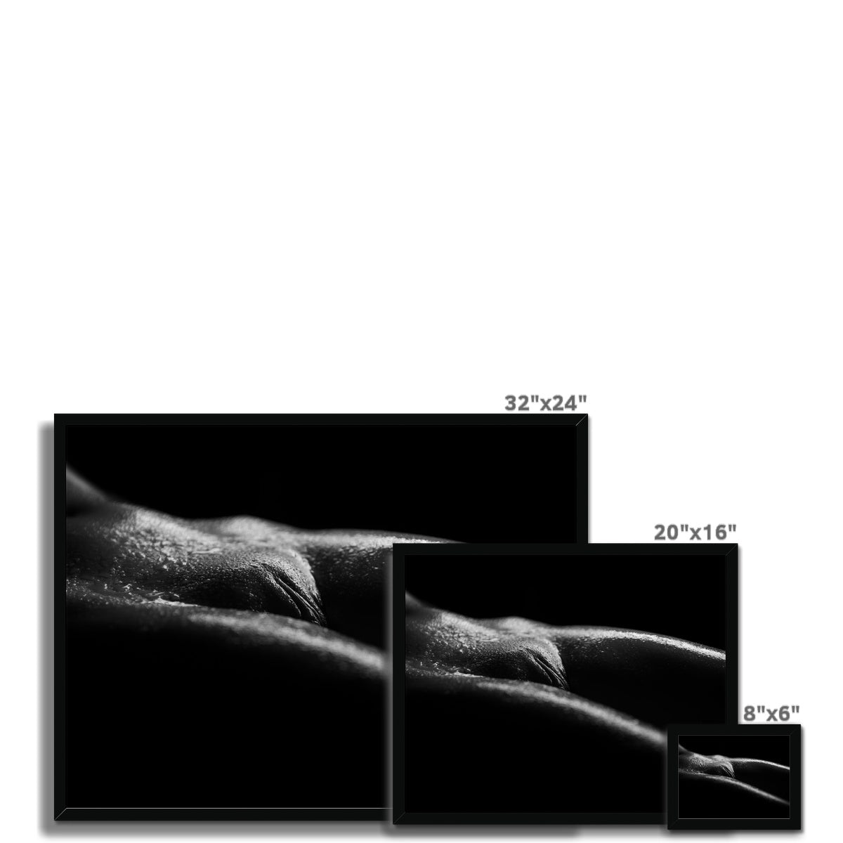 Bodyscape 4 Budget Framed Poster