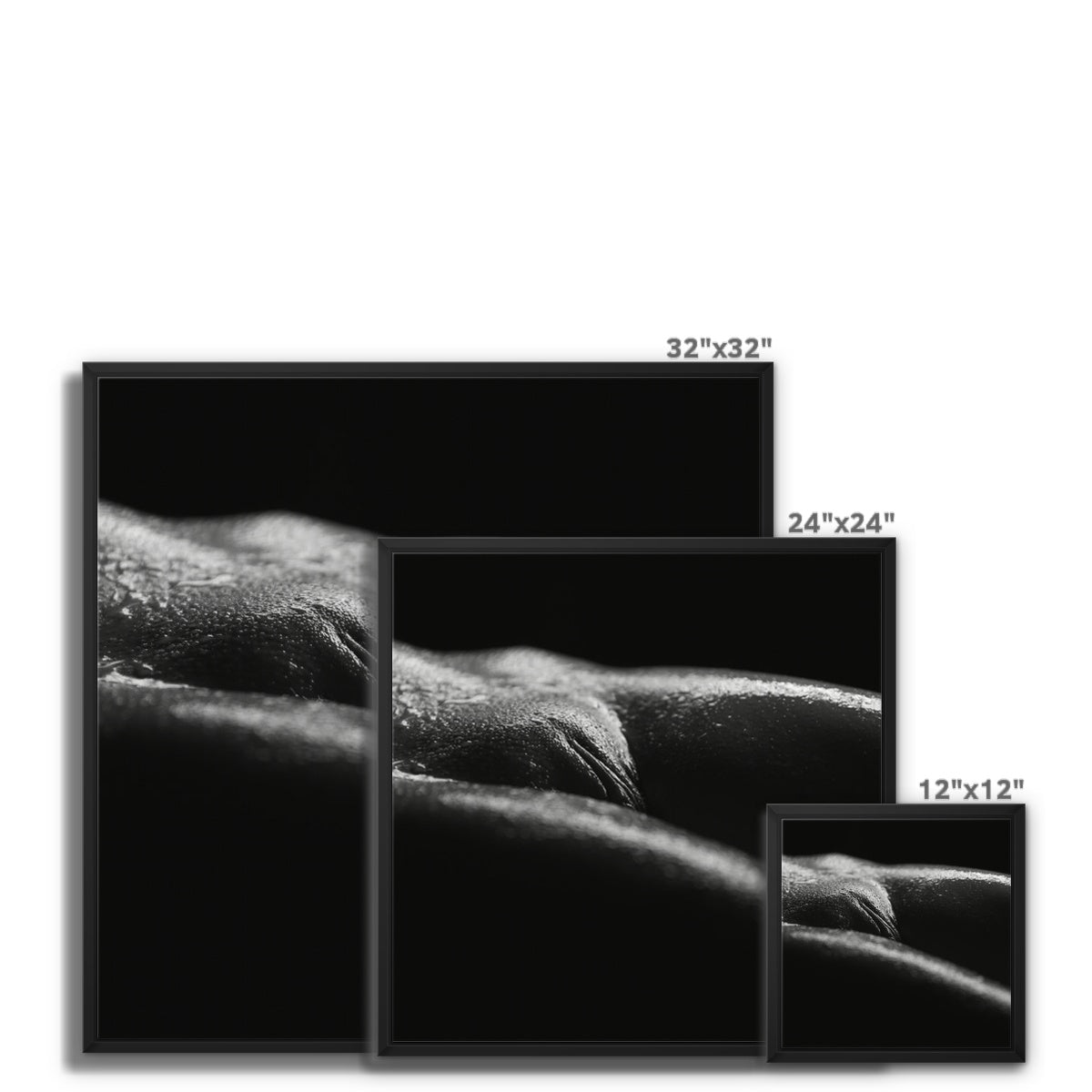 Bodyscape 4 Framed Canvas