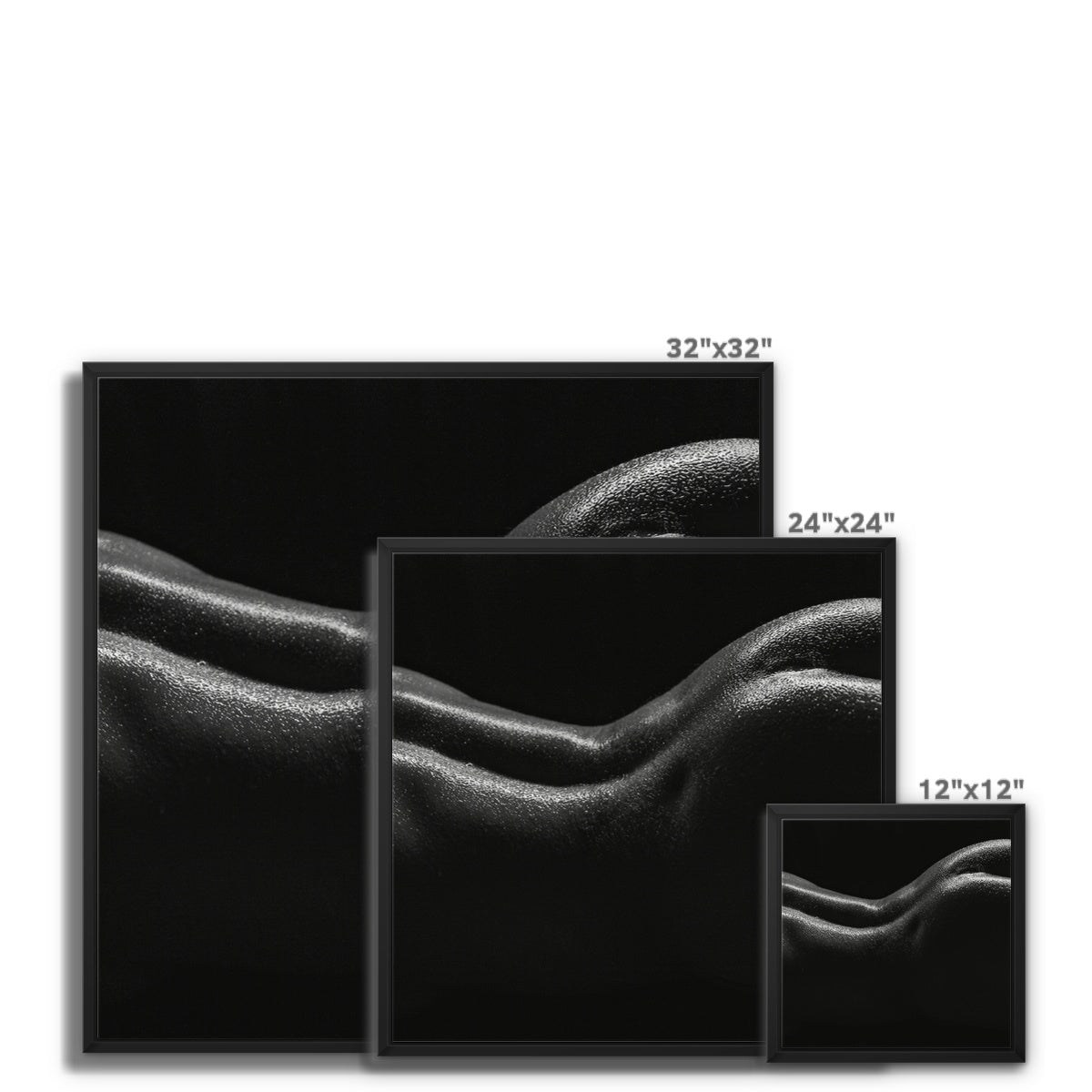 Bodyscape 1 Framed Canvas