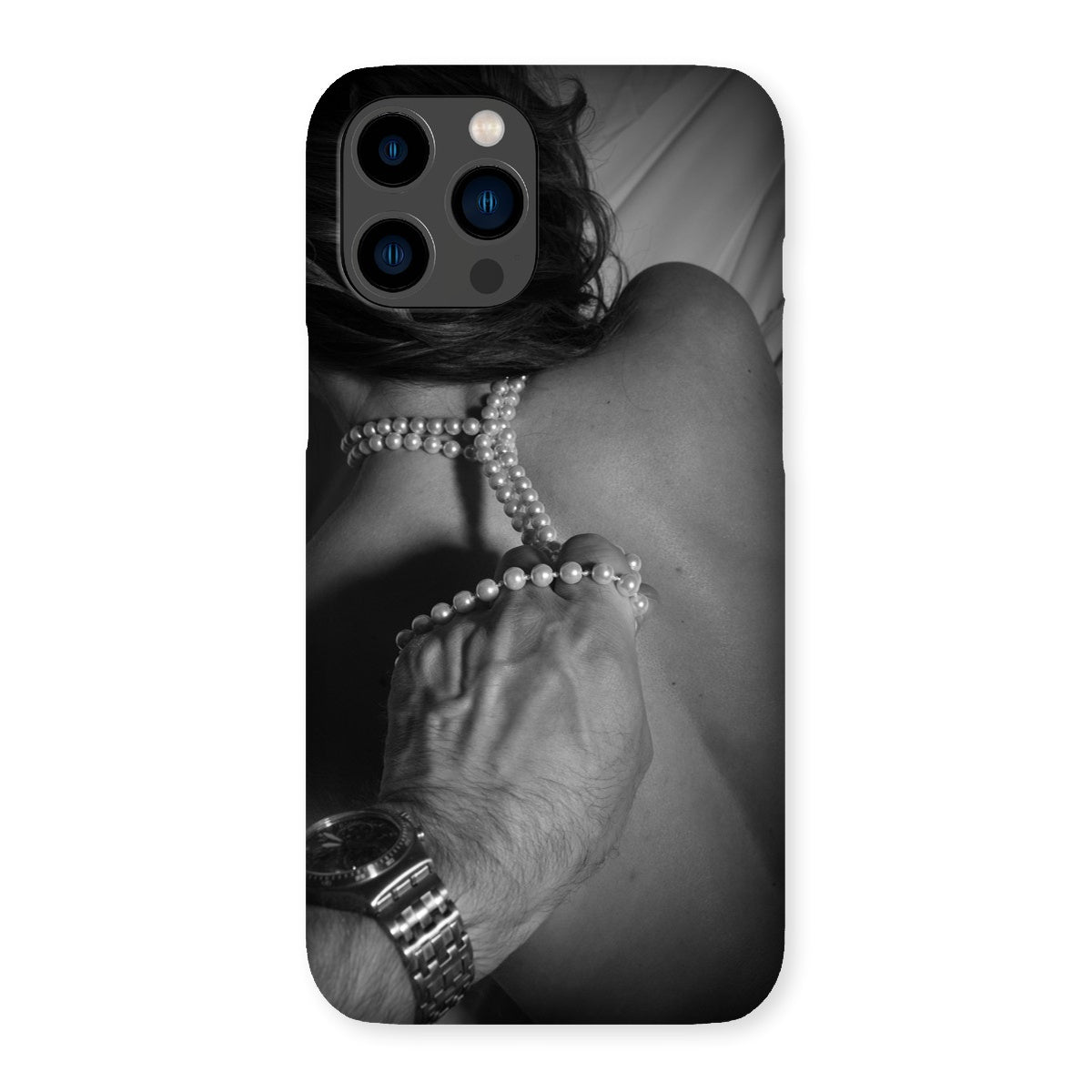 Pearl Necklace Snap Phone Case