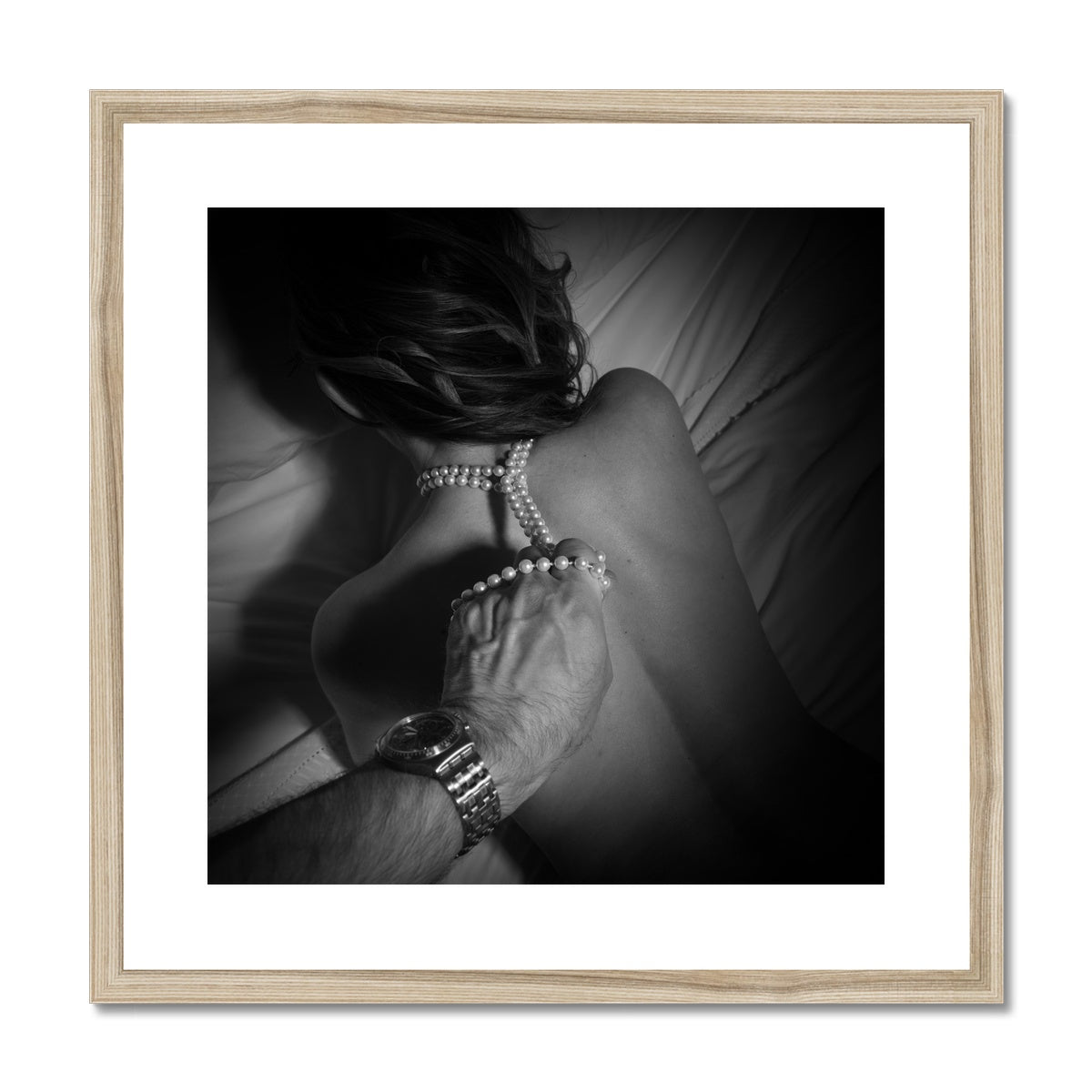 Pearl Necklace Framed & Mounted Print