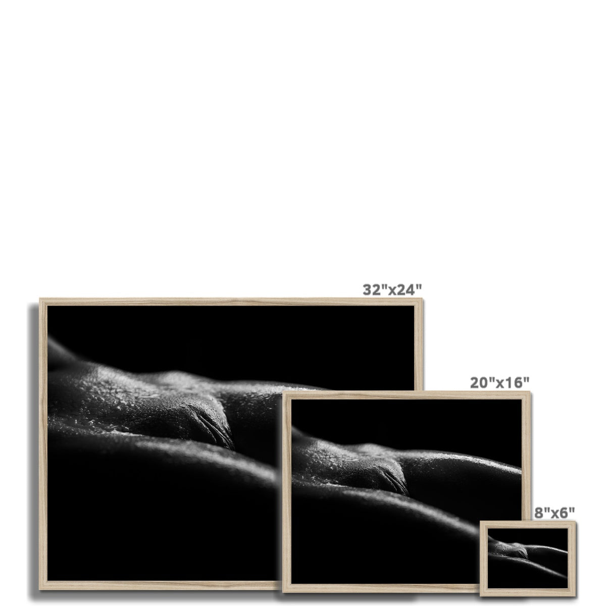 Bodyscape 4 Budget Framed Poster