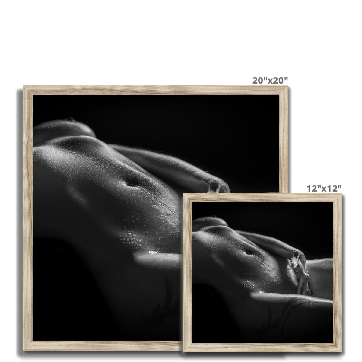 Bodyscape 3 Budget Framed Poster