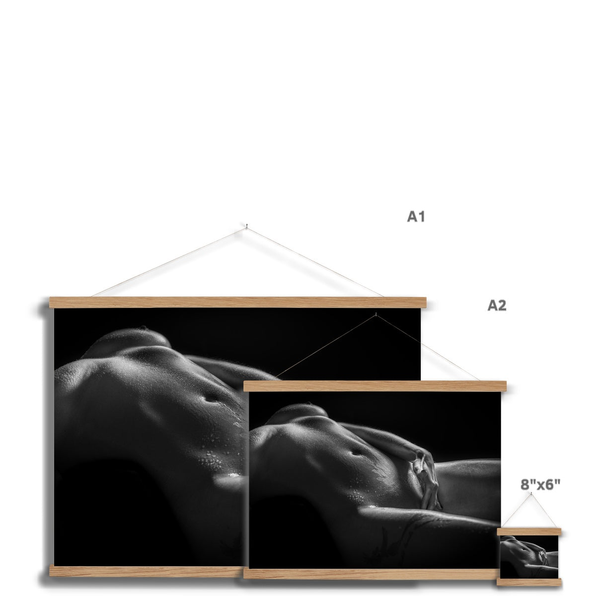 Bodyscape 3 Fine Art Print with Hanger