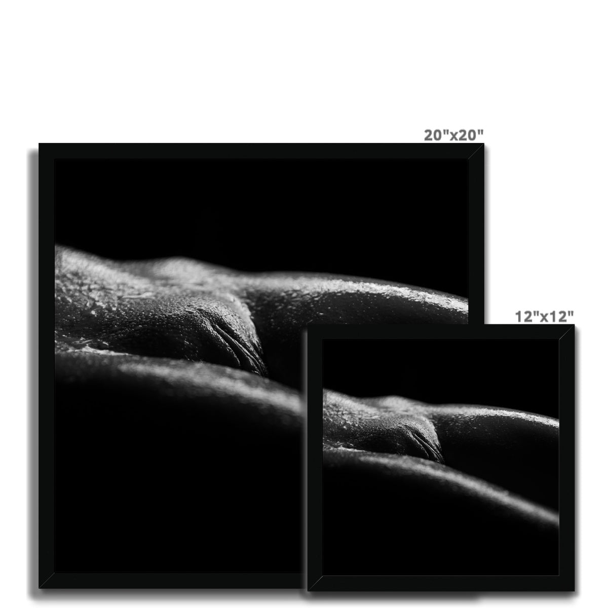 Bodyscape 4 Budget Framed Poster