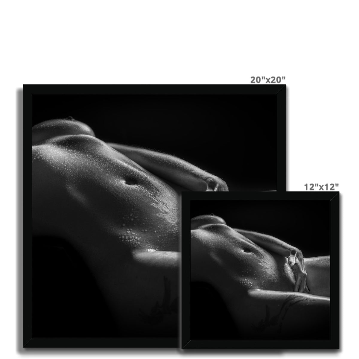 Bodyscape 3 Budget Framed Poster