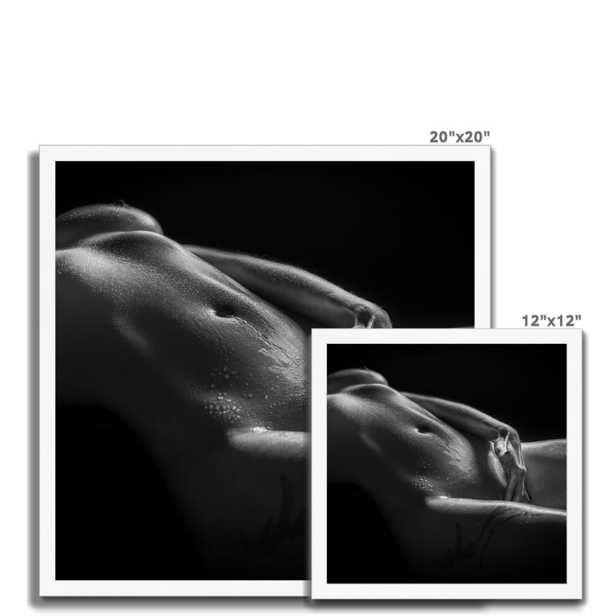 Bodyscape 3 Budget Framed Poster