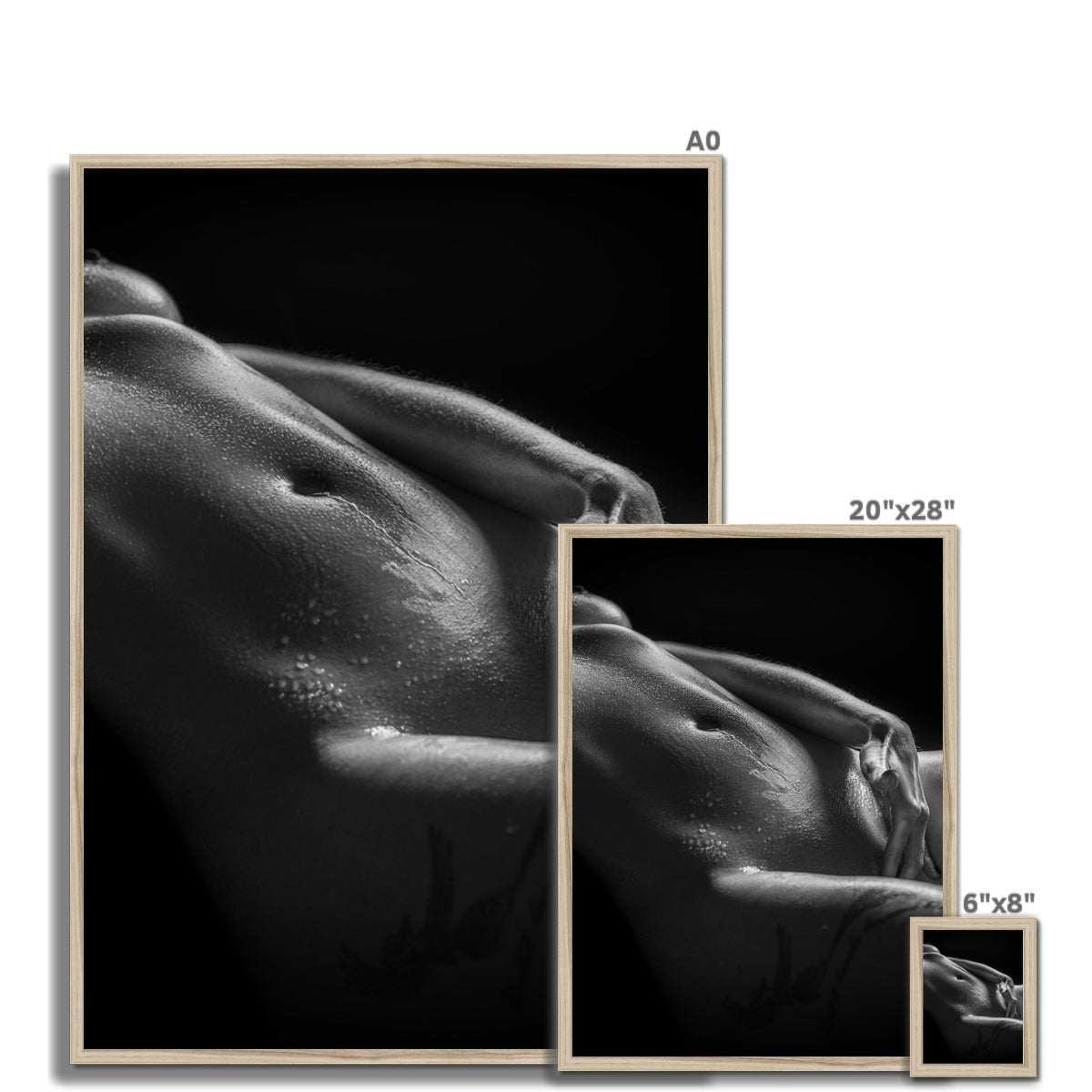 Bodyscape 3 Framed Print