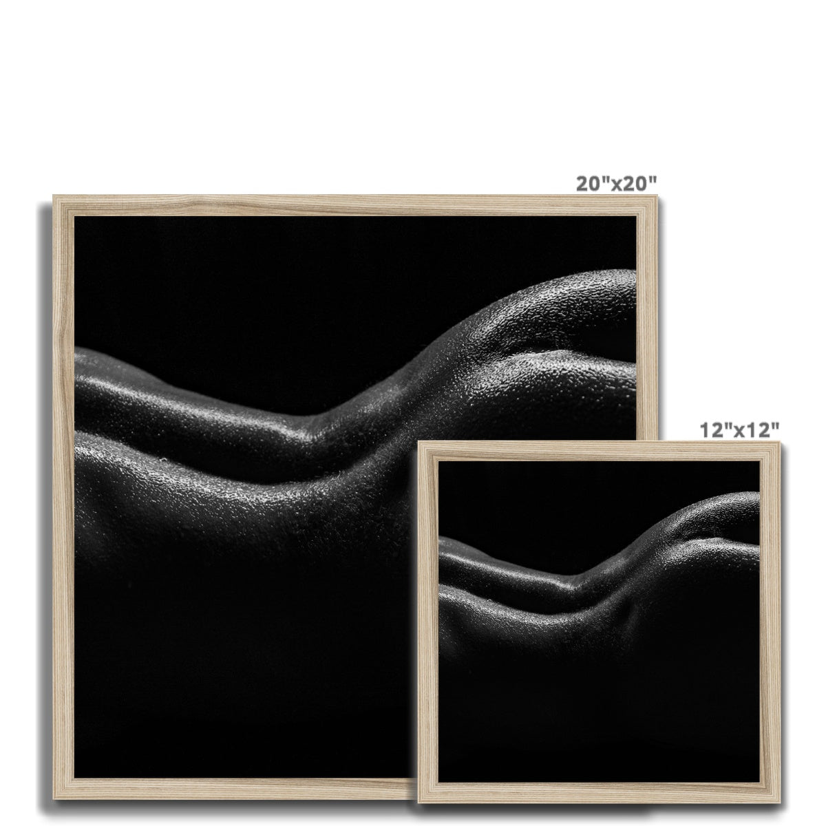 Bodyscape 1 Budget Framed Poster