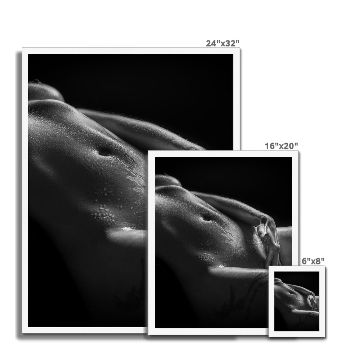 Bodyscape 3 Budget Framed Poster