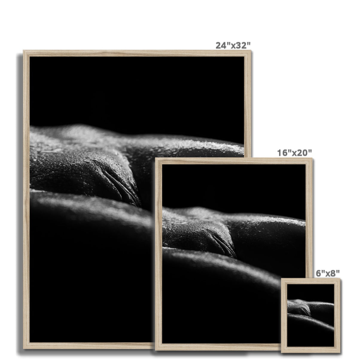 Bodyscape 4 Budget Framed Poster